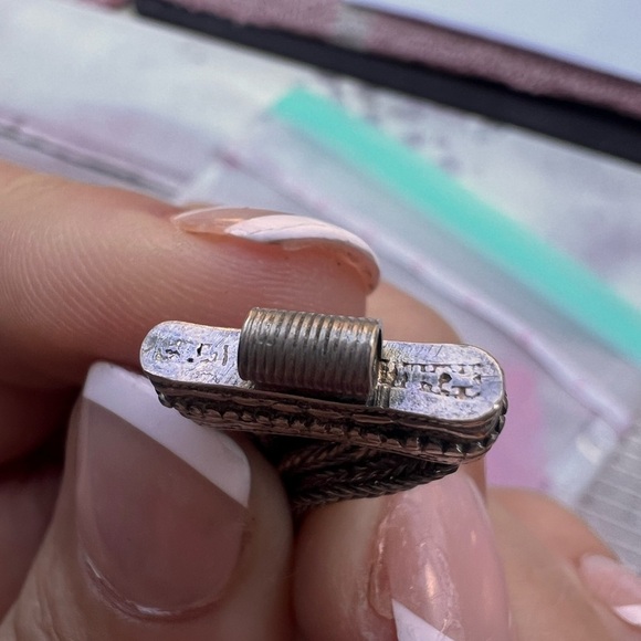 Silpada antique Sterling Silver Multi Strand Toggle  OTTOMAN style Bracelet 27g - Picture 11 of 13